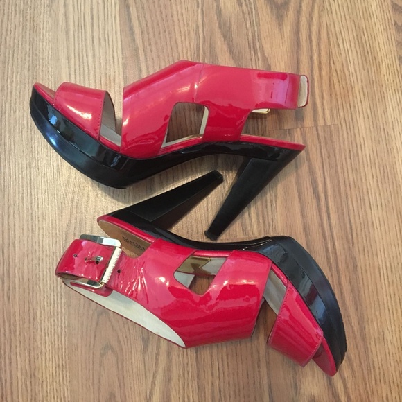 Michael Kors Red Shoes Woman - Picture 8 of 8